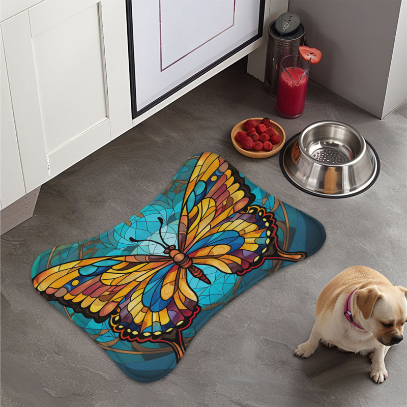 Tapis d'alimentation en forme d'os 1 pièce, Moyen (18 po)