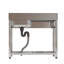 Yoan Stainless Steel One Compartment Commercial Sink with Left Drainboard