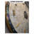 White Golden Seashell Metal Round Wall Clocks-110438312