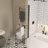 Bath Tub Pivot Shower Screen, With 1/4" Tempered Glass And Towel Bar-114613424
