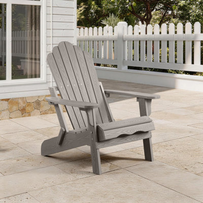 Chaise Adirondack pliante en plastique Henninger
