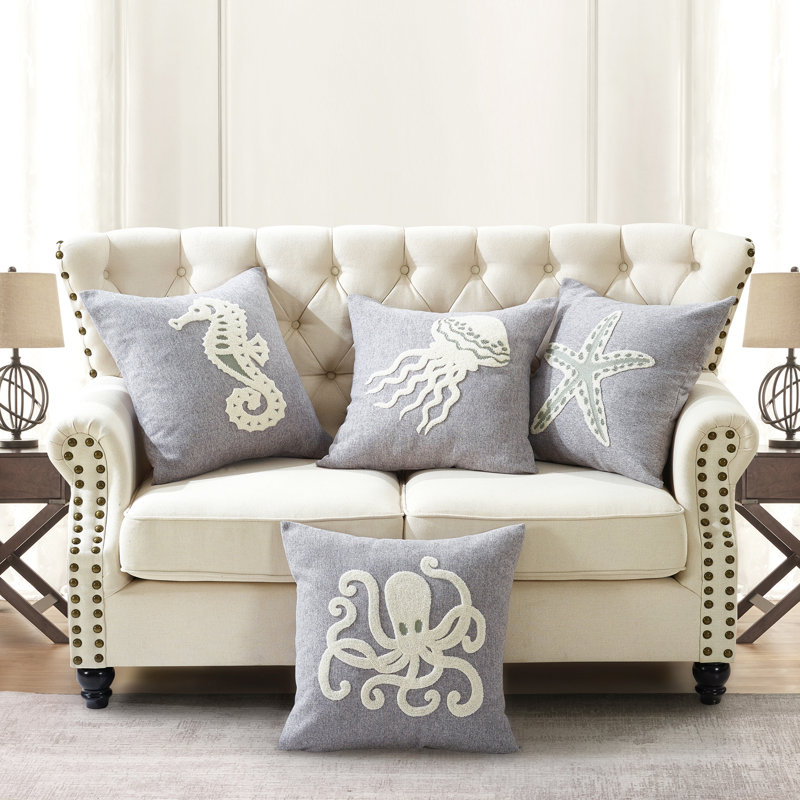 Geometric Square Cushion Cover