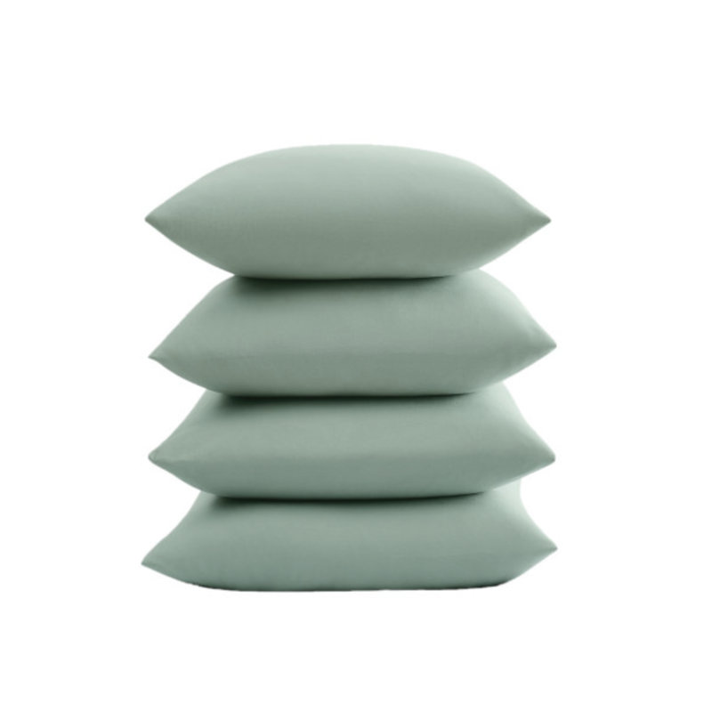 4 Piece Pillowcase Case Pack, Standard Pillowcase, Green