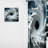 White Intricate Inversion Hole - Spirals Curtain - Velvet Room Darkening - 1 Panel-107610043