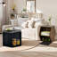 Table d'appoint hexagonale 23,62 po Table de chevet Sumac birmane-627843090