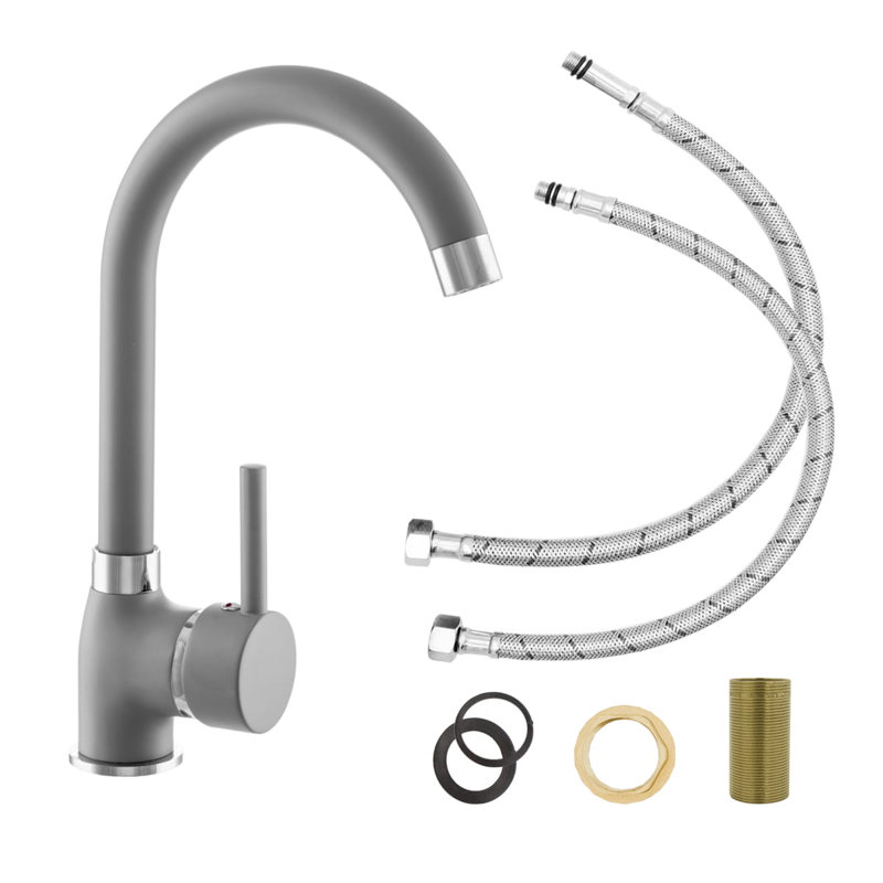 Fairmont Park Miss Kitchen Faucet, Grey