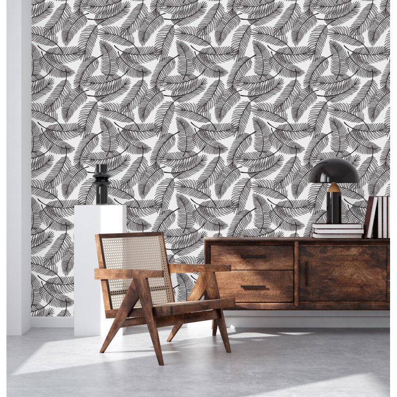 Carreau de papier peint l 25 po Trickett, L 2,08 pi x L 10,42 pi
