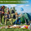 2 chaises de camping pliables et pliables