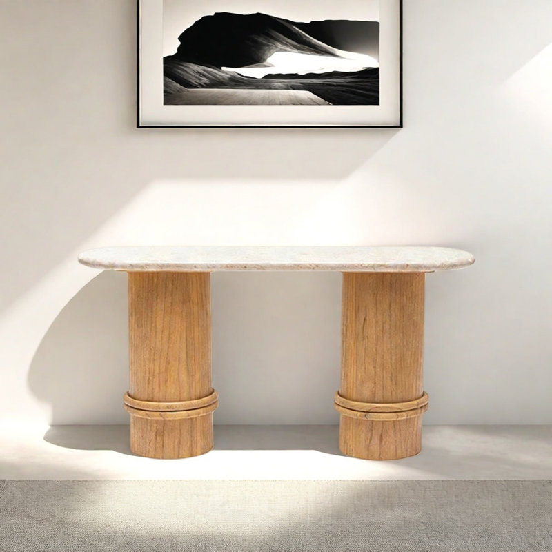Console moderne minimaliste, H 31,5 po x l 70,87 po x P 15,75 po