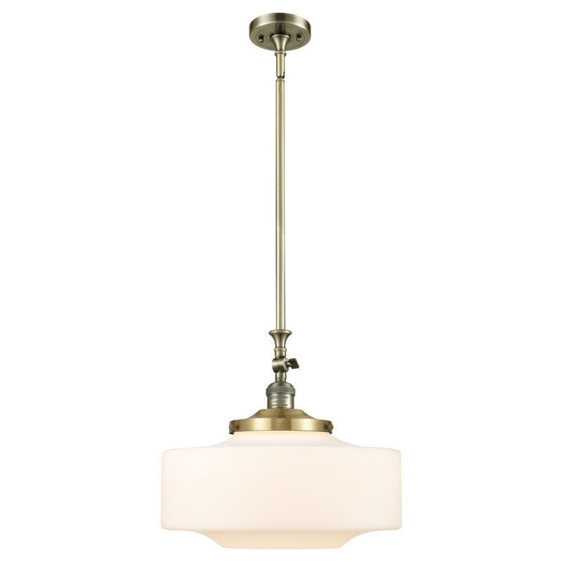 Mini-luminaire suspendu inclinable 12 lumières Franklin Restoration - Lainee - ampoule DEL - finition chrome - abat-jour blanc