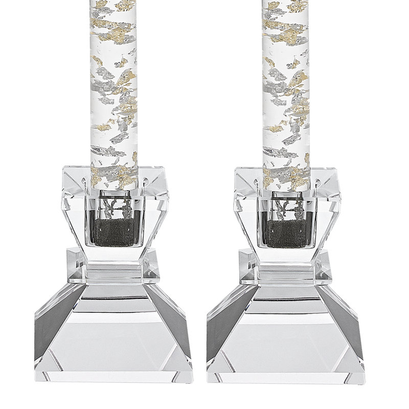 3.25'' H Crystal Tabletop Candlestick