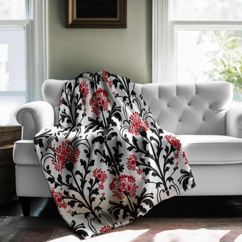 Époque Flourish - 1 pièce Sherpa Premium, Grand lit