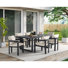 Sherrod Standard Height Dining Set In Dark Grey-Table