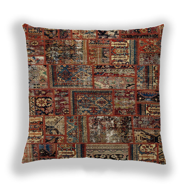 Coussin décoratif abstrait 1957, Microsuède