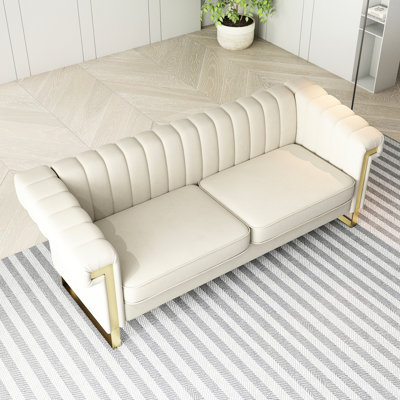 Cream Velvet With Golden Details - 3 For Cool Living & Work Modern Highlights Classy Office