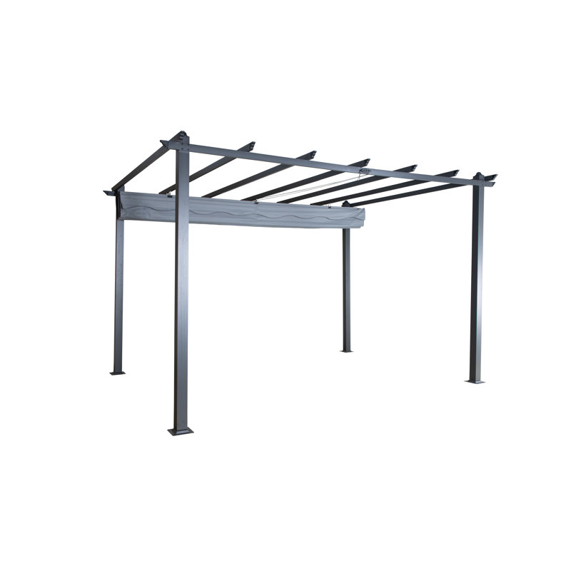 Hales Black Aluminum Roof for Pergola, Grey