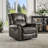 Doniphan 39" W Microfiber Swivel Recliner-1113204442