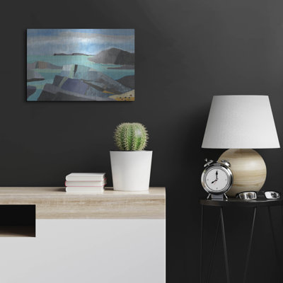 Art mural en métal Winston Porter «Carmel Central Coast» par Jan Weiss