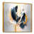Toile avec cadre flottant or
