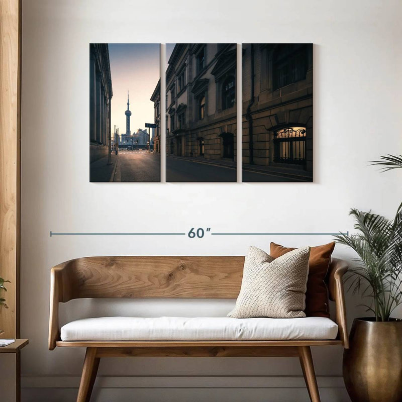 Shanghai Street, 28" H x 45" W