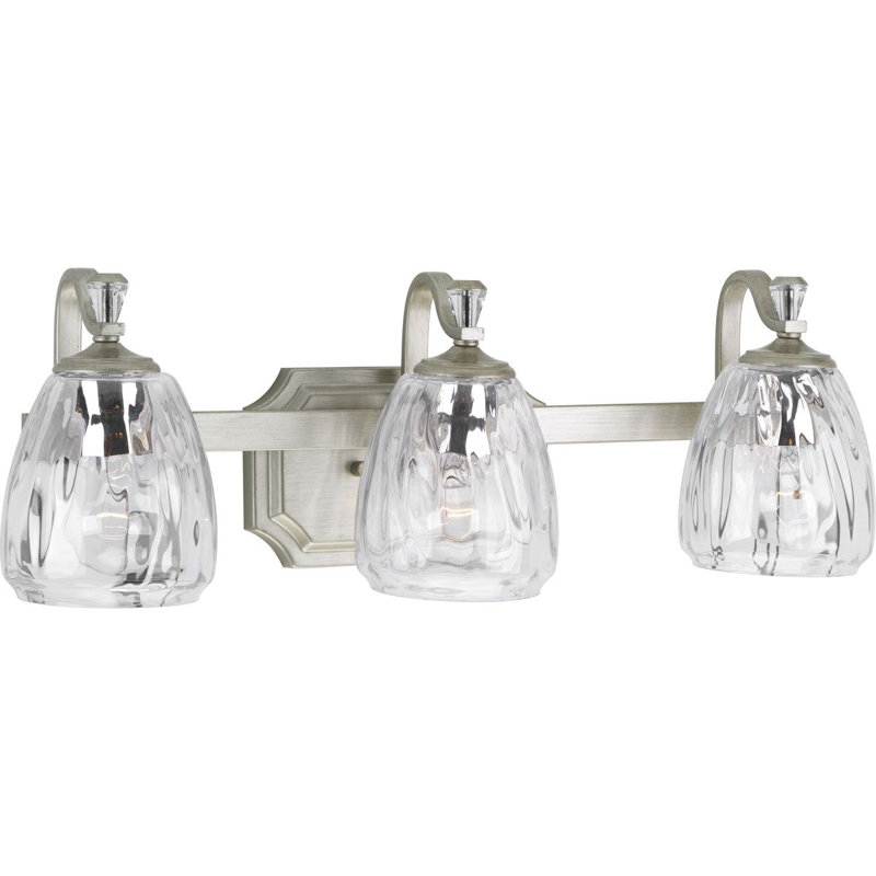 Aadian 3 - Light Dimmable Vanity Light, Silver Ridge