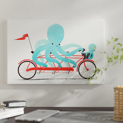 «My Red Bike», impression sur toile