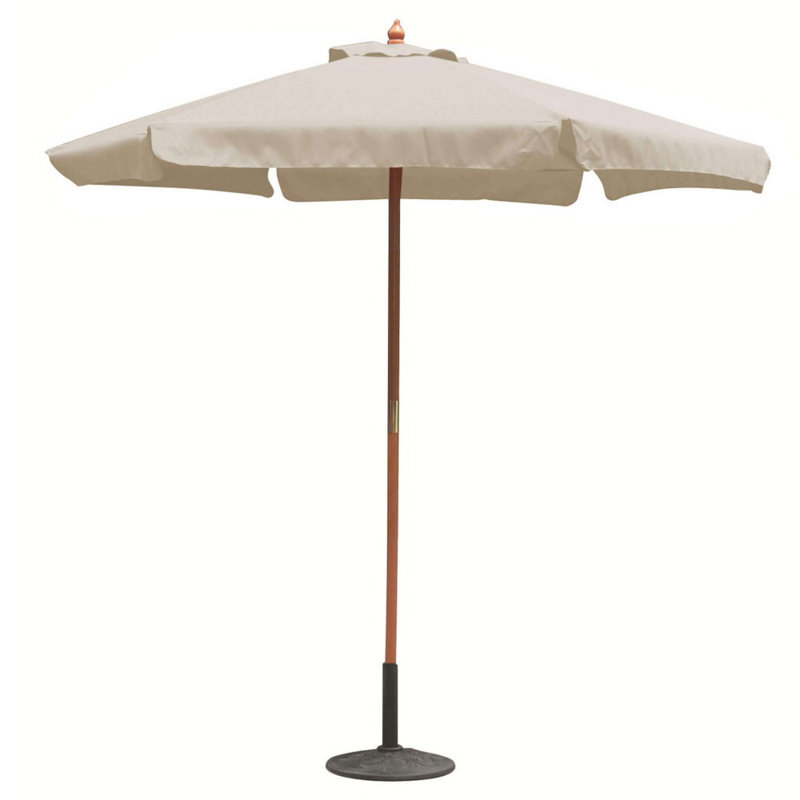 Aprea 200cm Market Parasol, Brown