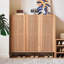 Rangement pour chaussures en bois massif Burlywood