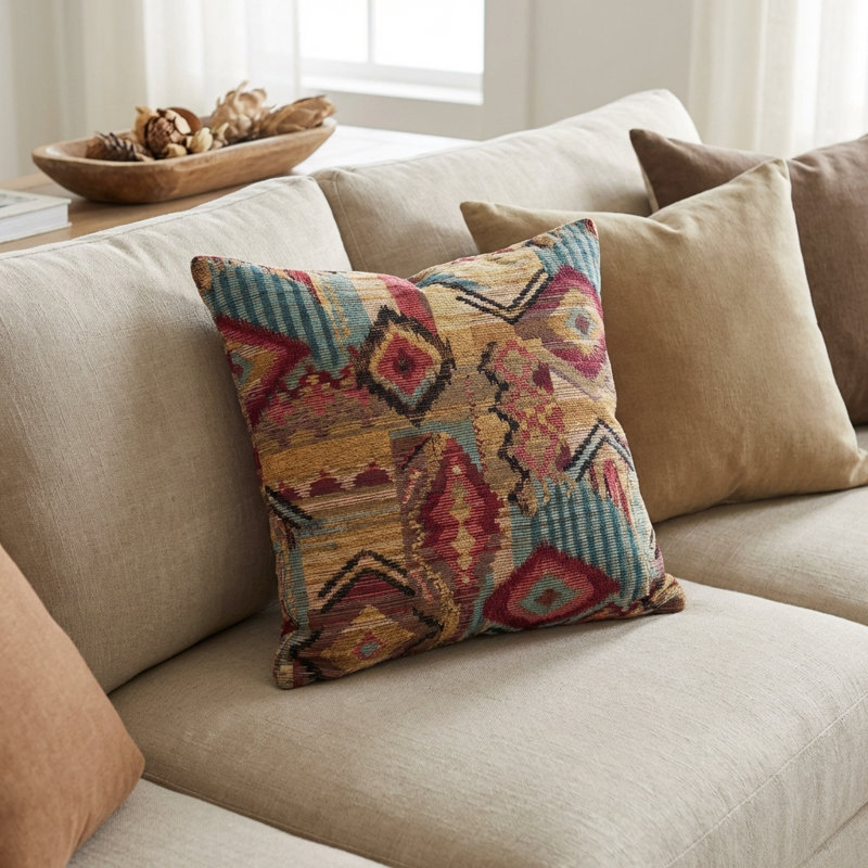 Linen Pillow Cover & Insert, Lumbar Pillow, 20" x 26"