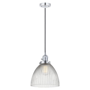 Franklin Restoration - Kuni - 1 Light 10" Cord Hung Mini Pendant - On-Off Turn Switch - Bulb Not Included 