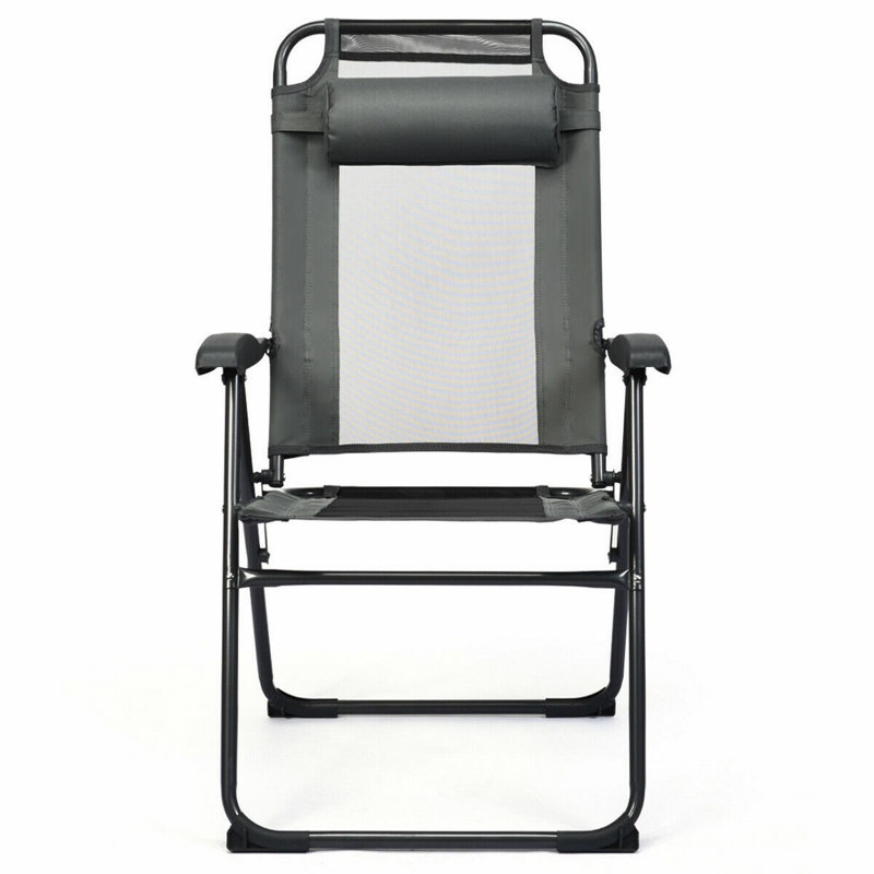 Chaise de plage pliante ajustable pour patio