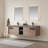 Breckan 72'' Double Bathroom Vanity with Solid Surface Top