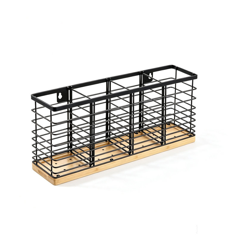 Metal Rectangle Flatware Caddy