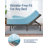 REST® Evercool® Fitted Sheet – Breathable Cooling Sheet for Hot Sleepers and Night Sweats, Self-Cleaning Silver Yarn, Ultra-Soft Fabric for Sensitive Skin-112230525-112230518