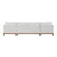 Canapé modulaire Modern Canapé Valiant avec 4 coussins, chenille