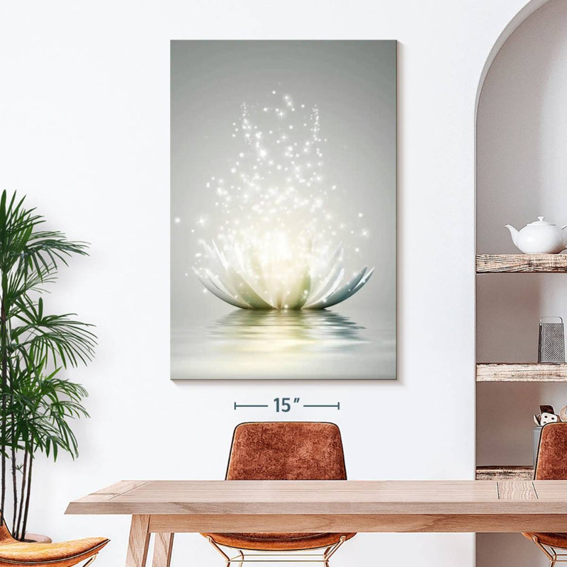 Sur toile, H 32 po x l 48 po x P 1,25 po