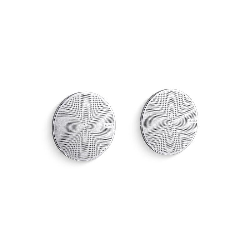 SoundTile® Shower Speakers, Polished Chrome
