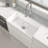 33" L x 18" W Single Bowl Fireclay Farmhouse Kitchen Sink with Sink Grid-86474763