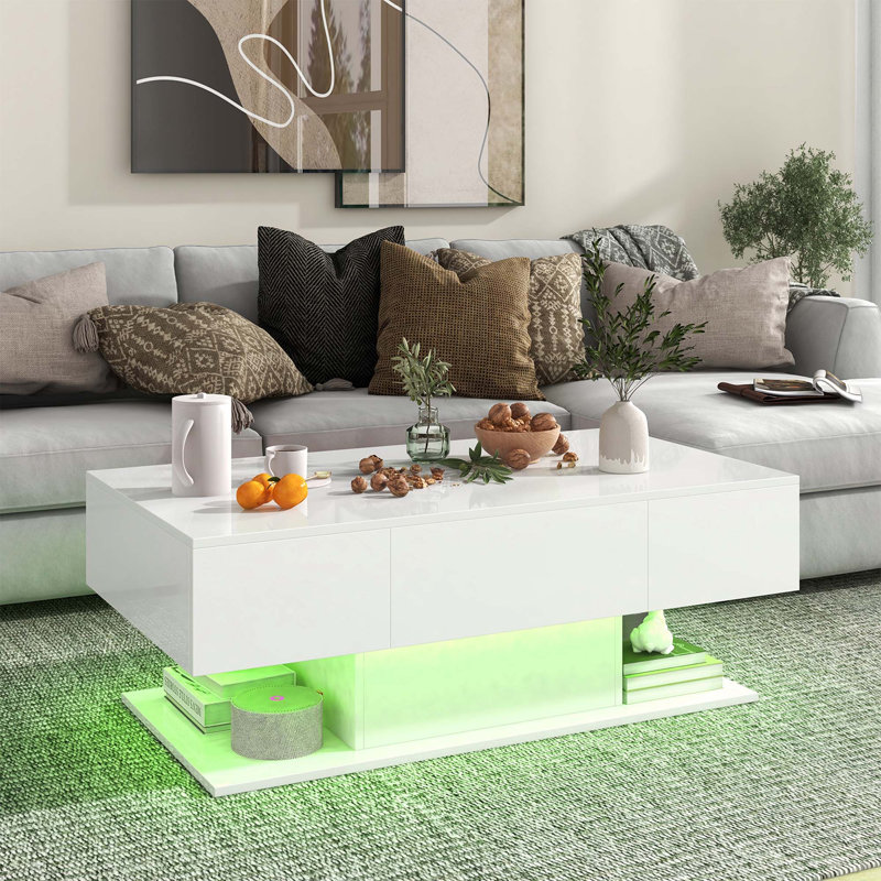 Kaylinn Single Coffee Table, White