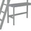 Lit mezzanine avec bureau, échelle, tablettes-104571526