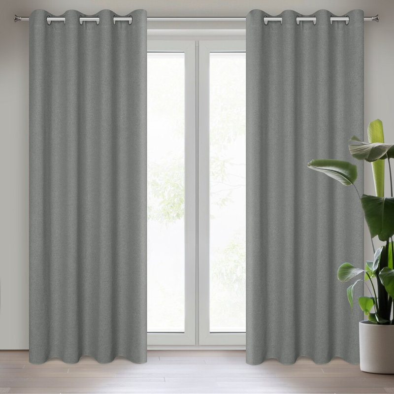 Millport Semi Sheer Curtain Single Panel