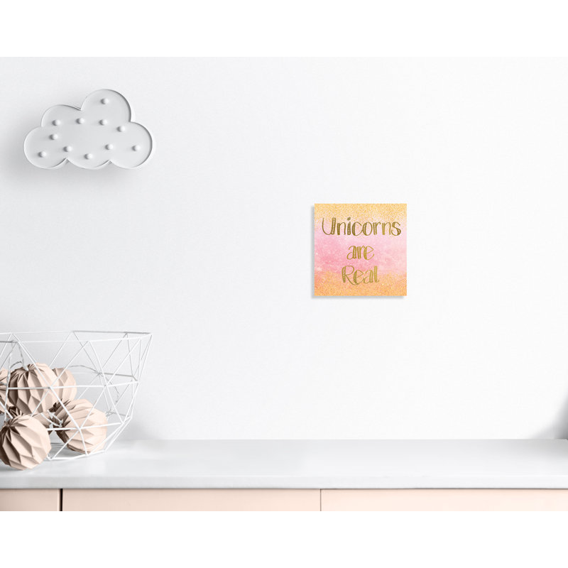 Les licornes sont véritables 2, H 12 po x l 12 po x P 1,5 po, Toile