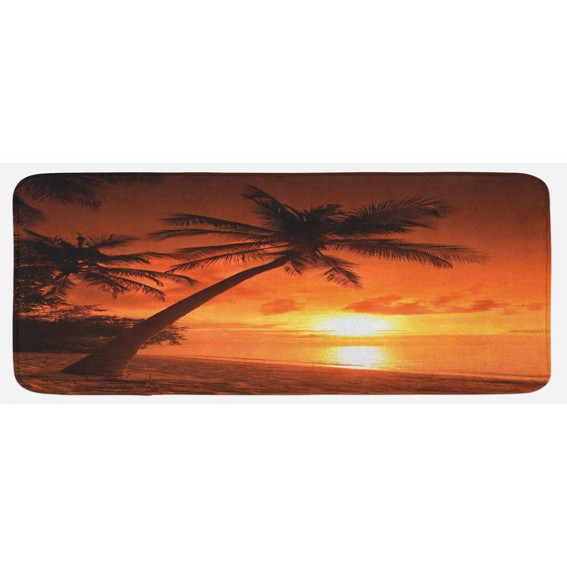 Tapis de cuisine tropical