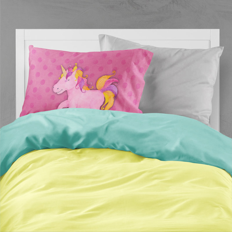 Unicorn Microfiber Polka Dots