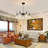 Eunise 7 - Light Glass Classic / Traditional Chandelier with Bulbs Included