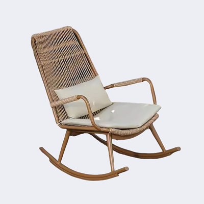 Chaise berçante Chaise berçante en rotin Simple Leisure Home