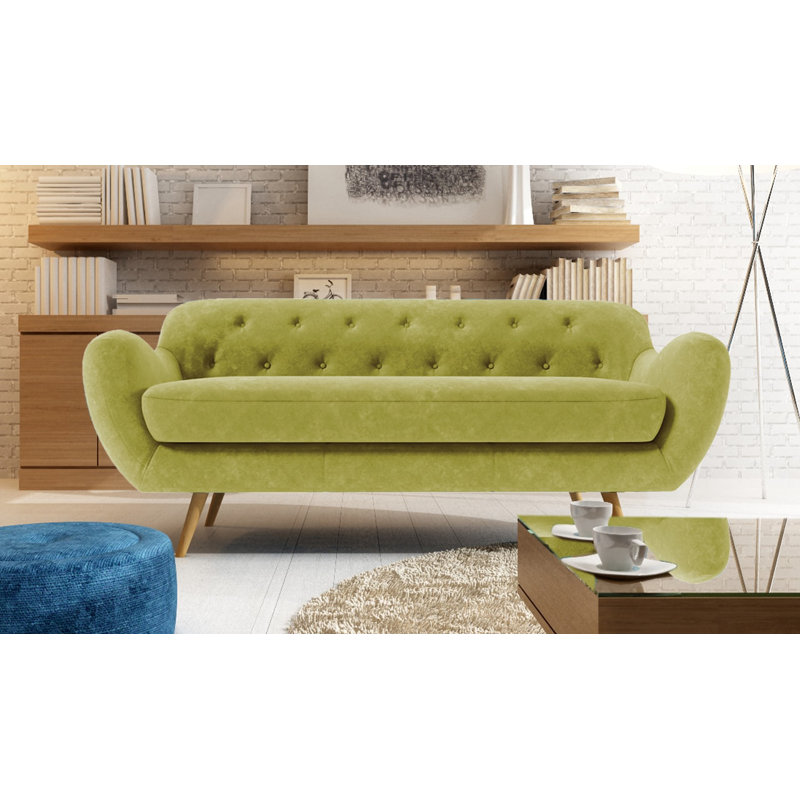 Jefferson 3 Seater Sofa, Lime
