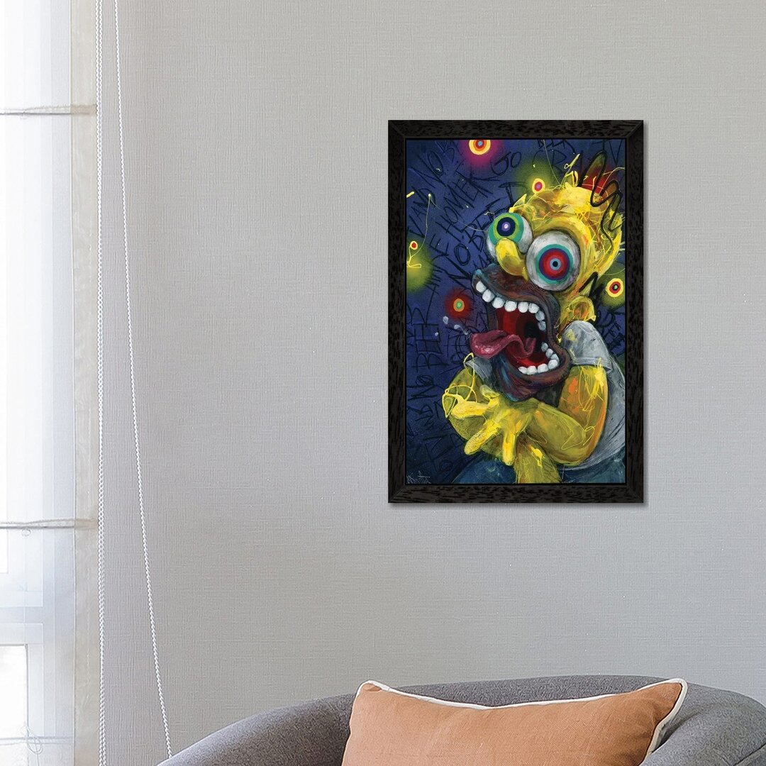 Leinwandbild Homer von Black Ink Art