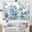 Orrington - feuilles, ensemble d'art sur toile-107748463-107748465
