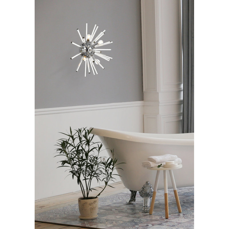 Francene Wall Sconces, Chrome